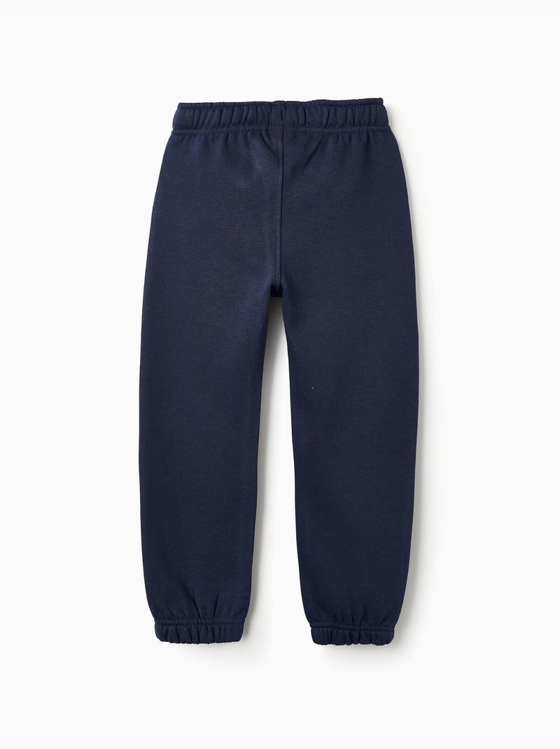 Pack de 2 pantalones de chándal perchados Azul oscuro - Kiabi