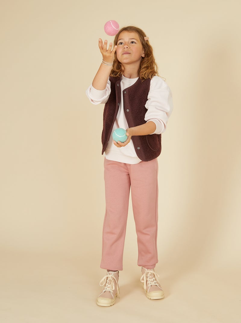 Pack de 2 pantalones de chándal Rosa - Kiabi