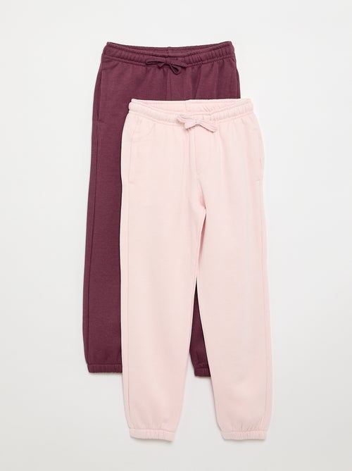 Pack de 2 pantalones de chándal - Kiabi Pack de 2 pantalones de chándal - Kiabi