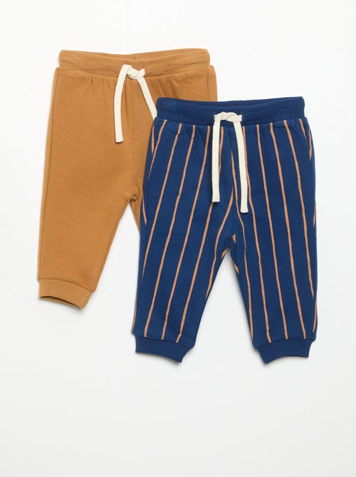 Pack de 2 pantalones de felpa - Kiabi