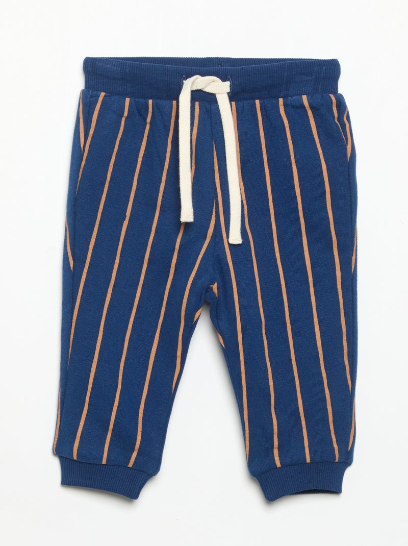 Pack de 2 pantalones de felpa Azul - Kiabi