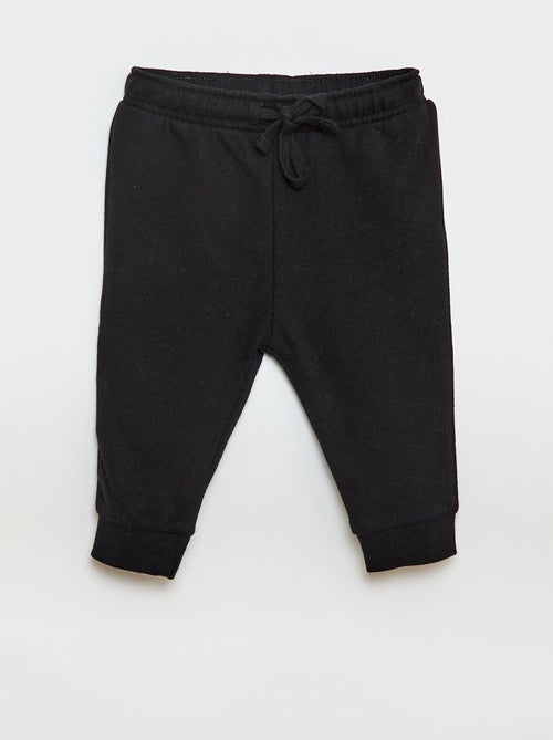 Pack de 2 pantalones de jogging en felpa - Kiabi
