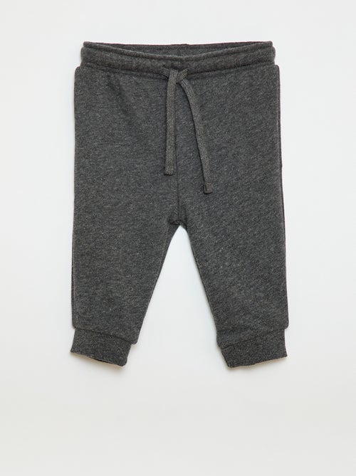 Pack de 2 pantalones de jogging en felpa - Kiabi