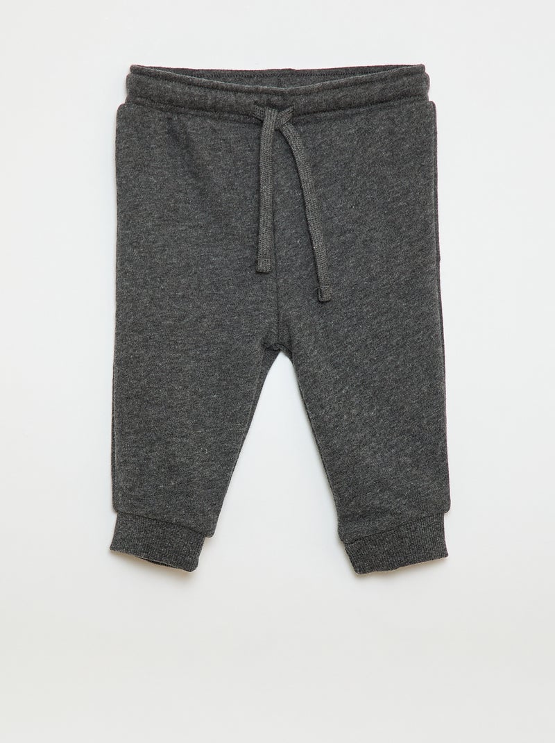 Pack de 2 pantalones de jogging en felpa Verde - Kiabi