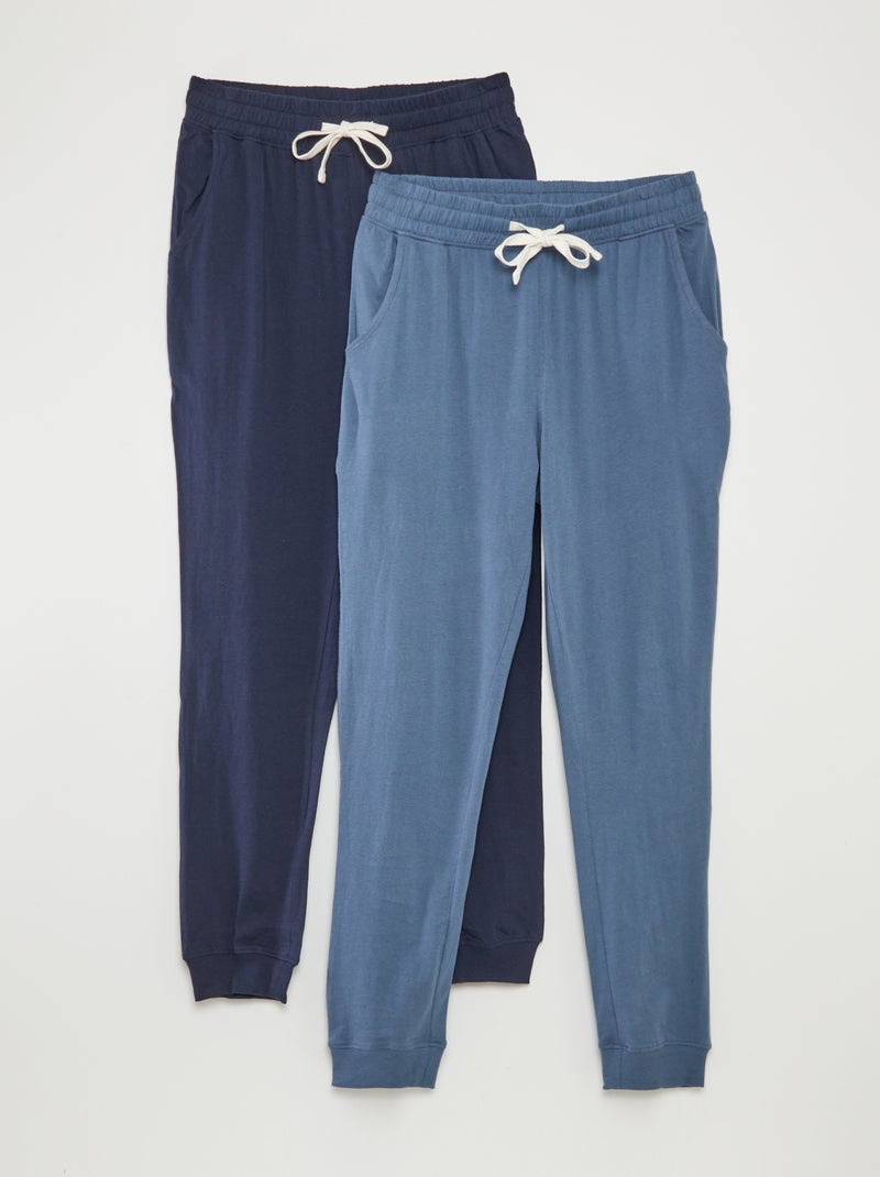 Pack de 2 pantalones de pijama. AZUL - Kiabi