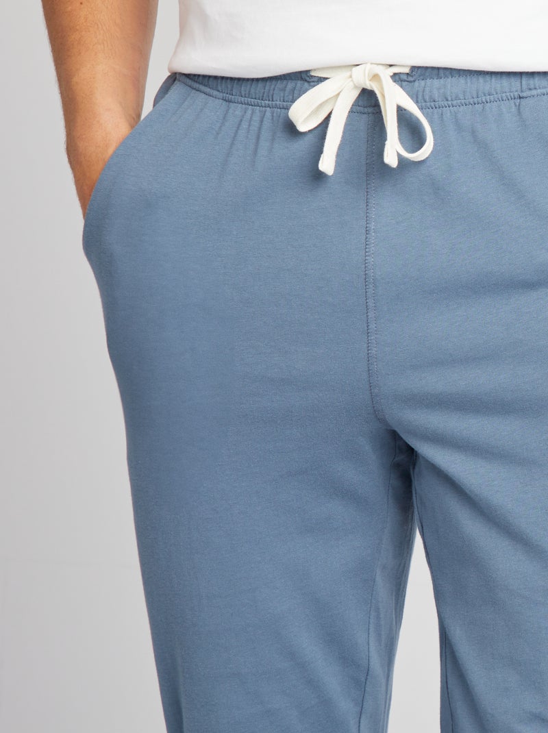 Pack de 2 pantalones de pijama. AZUL - Kiabi