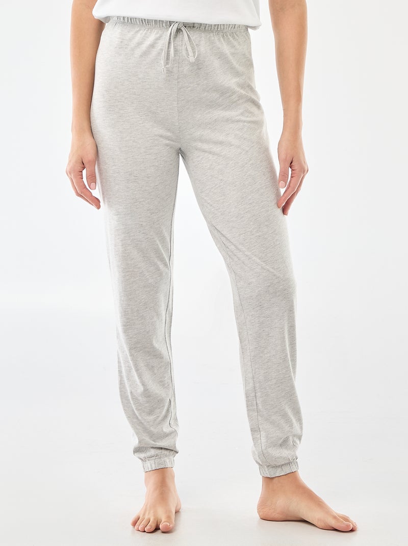 Pack de 2 pantalones de pijama Gris - Kiabi