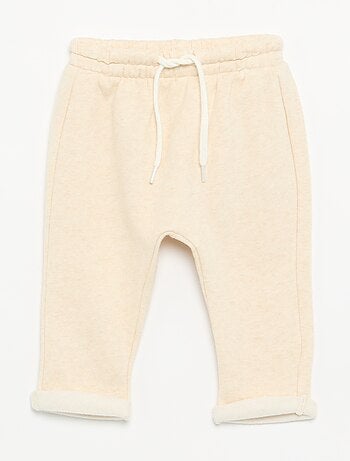 Pack de 2 pantalones forma sarouel de felpa