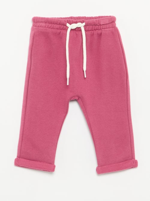Pack de 2 pantalones forma sarouel de felpa - Kiabi Pack de 2 pantalones forma sarouel de felpa - Kiabi