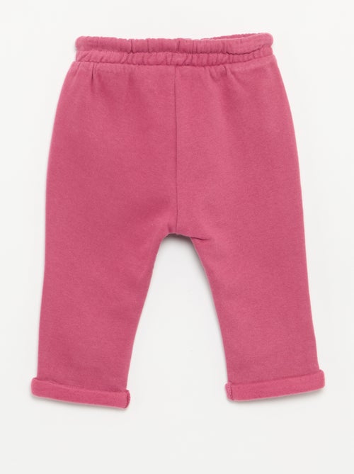 Pack de 2 pantalones forma sarouel de felpa - Kiabi Pack de 2 pantalones forma sarouel de felpa - Kiabi