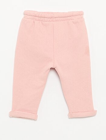 Pack de 2 pantalones forma sarouel de felpa