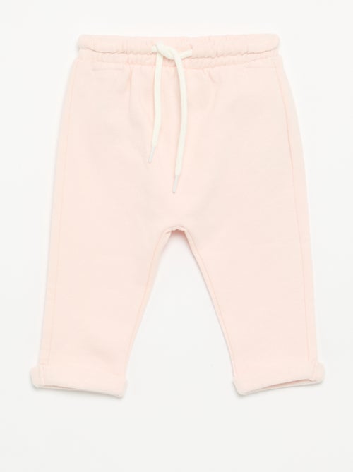 Pack de 2 pantalones forma sarouel de felpa - Kiabi