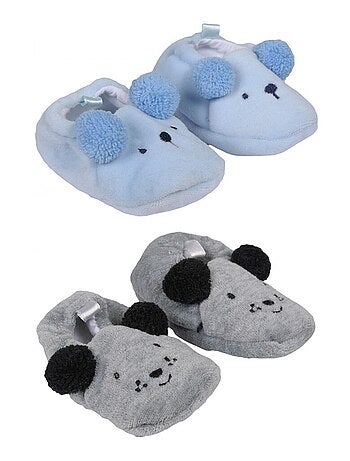 Pack de 2 pantuflas bebe