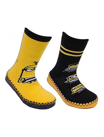 Pack de 2 pantuflas calcetines Los Minions