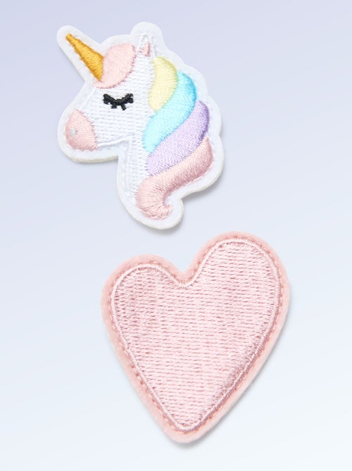 Pack de 2 parches deslizantes para personalizar tus zapatillas 'Kitchoun' - Kiabi