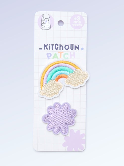 Pack de 2 parches deslizantes para personalizar tus zapatillas 'Kitchoun' - Kiabi