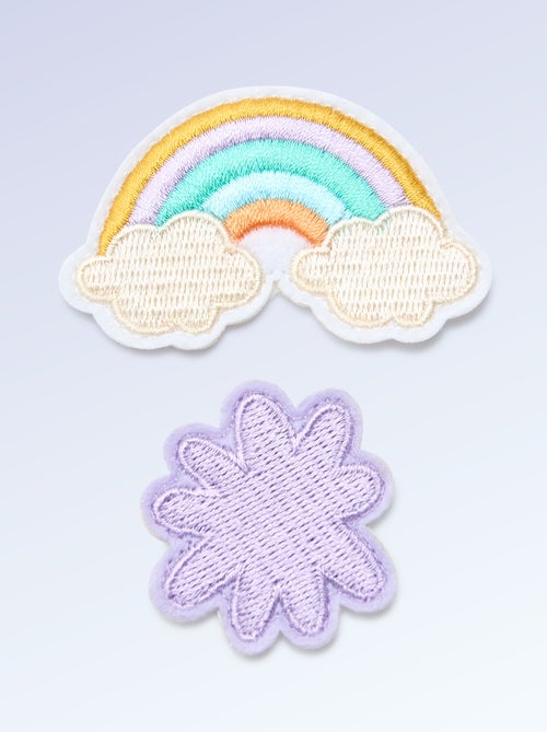 Pack de 2 parches deslizantes para personalizar tus zapatillas 'Kitchoun' - Kiabi