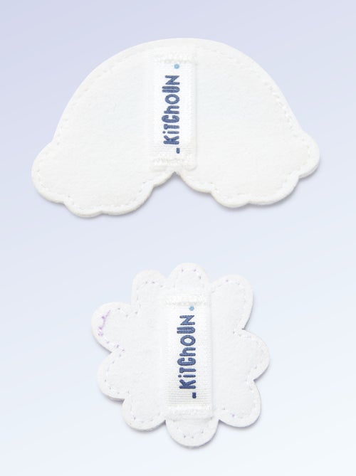 Pack de 2 parches deslizantes para personalizar tus zapatillas 'Kitchoun' - Kiabi