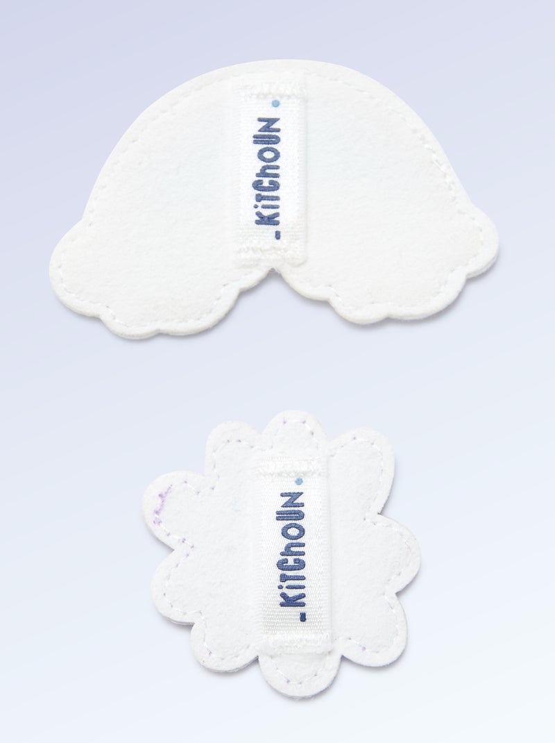 Pack de 2 parches deslizantes para personalizar tus zapatillas 'Kitchoun' Rosa - Kiabi