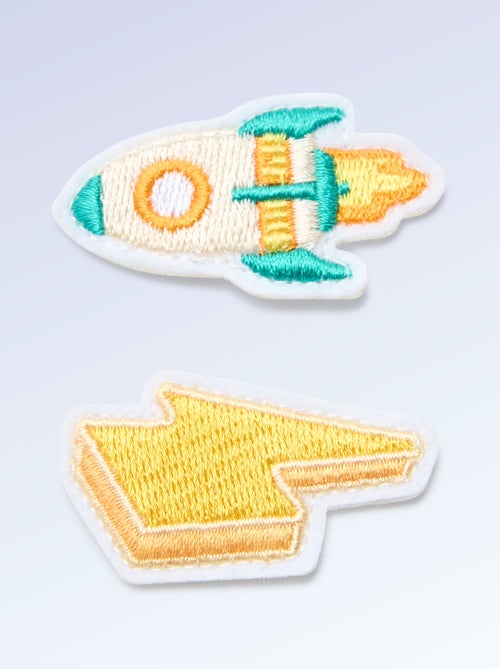 Pack de 2 parches para personalizar tus zapatillas 'Kitchoun' - Kiabi