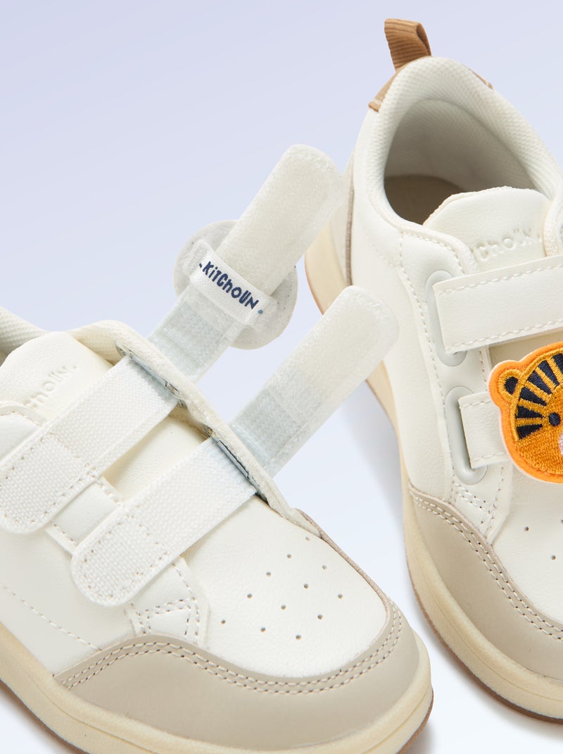Pack de 2 parches para poner y personalizar tus zapatillas 'Kitchoun' Amarillo - Kiabi