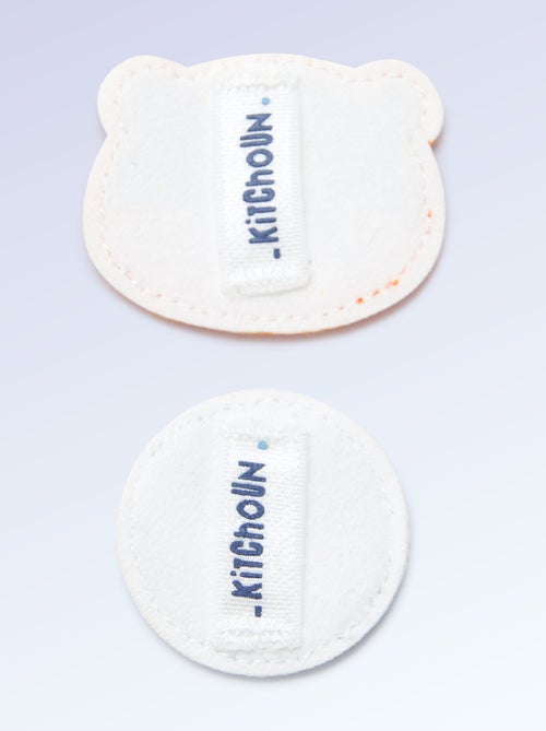Pack de 2 parches para poner y personalizar tus zapatillas 'Kitchoun' - Kiabi