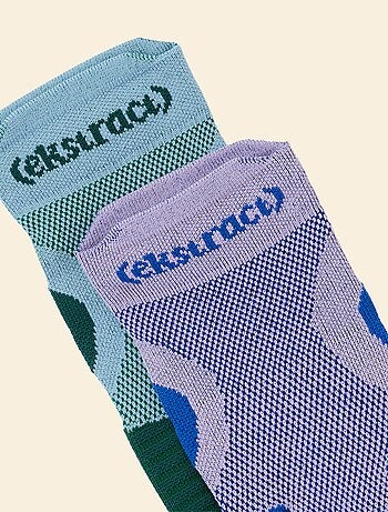Ekstract - Pack de 2 pares de calcetines altos
