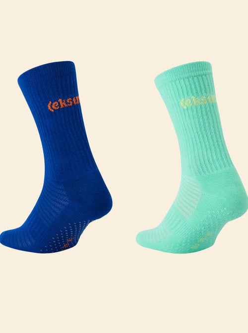Pack de 2 pares de calcetines altos antideslizantes - (ekstract) - Kiabi
