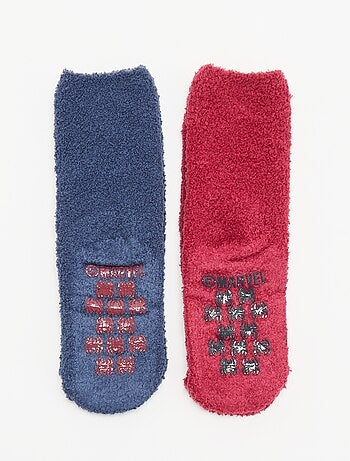 Pack de 2 pares de calcetines antideslizantes 'Marvel' 'Spider-Man'
