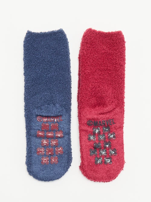 Pack de 2 pares de calcetines antideslizantes 'Marvel' 'Spider-Man' - Kiabi