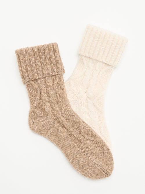 Pack de 2 pares de calcetines - Kiabi