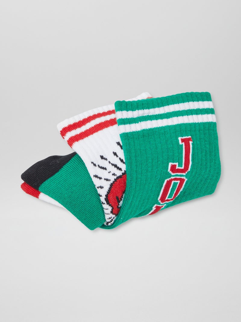 Pack de 2 pares de calcetines BLANCO - Kiabi