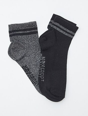 Pack de 2 pares de calcetines brillantes