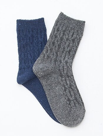 Pack de 2 pares de calcetines cálidos