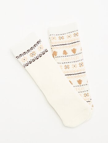 Pack de 2 pares de calcetines cálidos