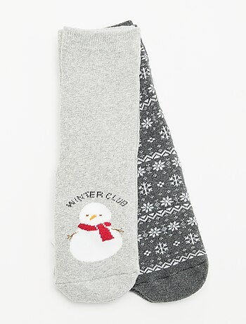 Pack de 2 pares de calcetines cálidos