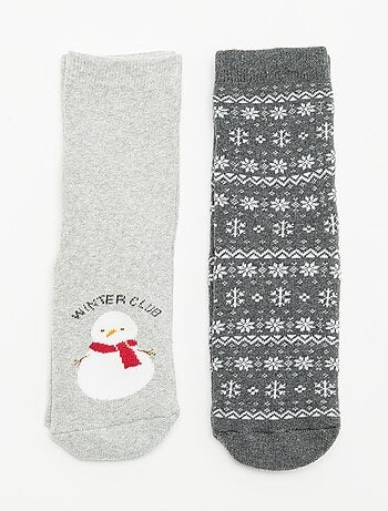 Pack de 2 pares de calcetines cálidos