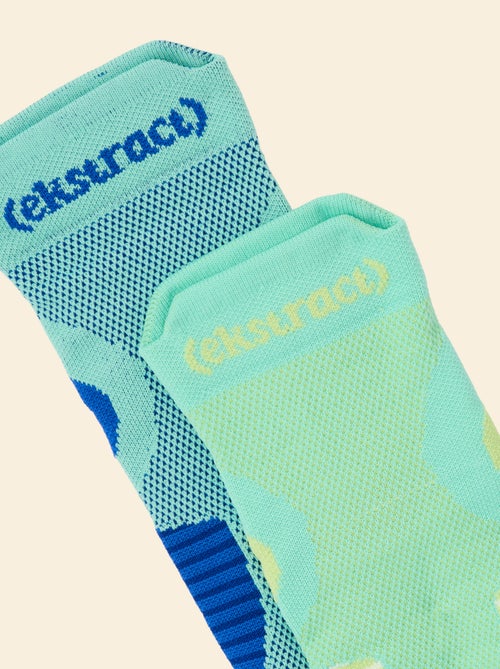 Pack de 2 pares de calcetines compresivos - (ekstract) - Kiabi Pack de 2 pares de calcetines compresivos - (ekstract) - Kiabi