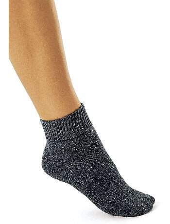 Pack de 2 pares de calcetines con puño jaspeado - Afibel