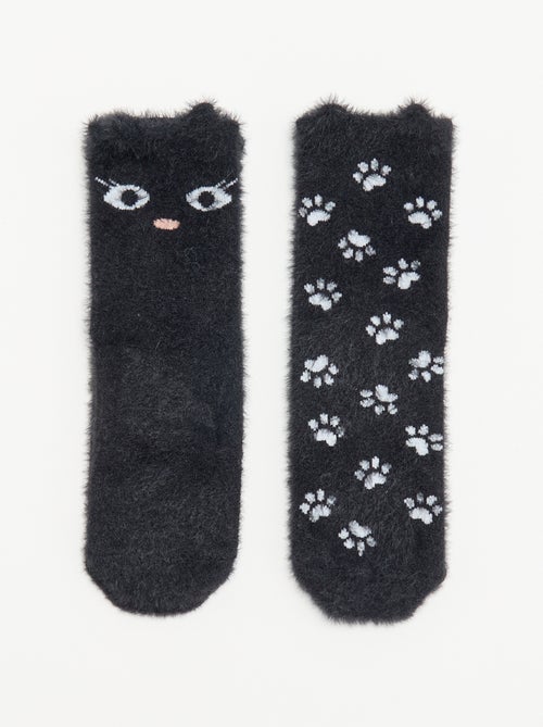 Pack de 2 pares de calcetines de fantasía - Kiabi