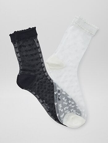 Pack de 2 pares de calcetines de gasa