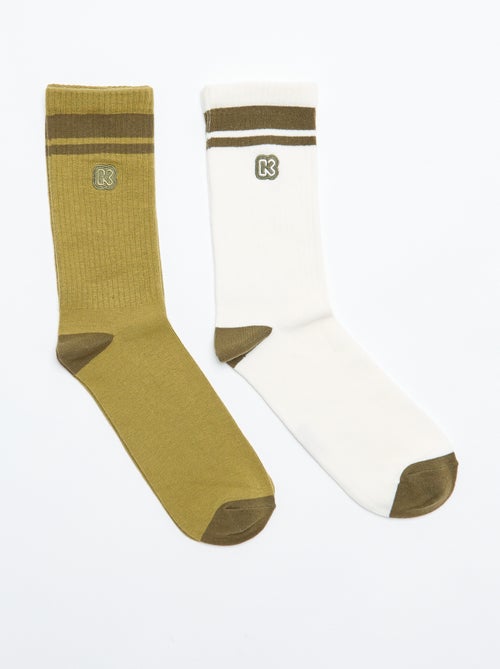 Pack de 2 pares de calcetines de hombre - Kiabi - Kiabi Pack de 2 pares de calcetines de hombre - Kiabi - Kiabi