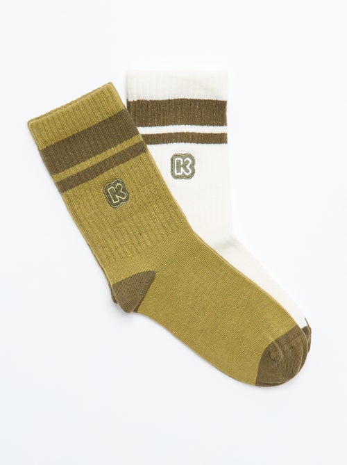 Pack de 2 pares de calcetines de niño - Kiabi - Kiabi