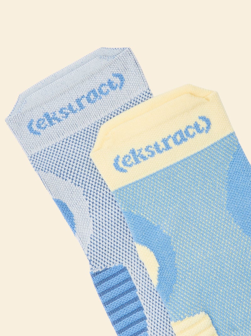 Pack de 2 pares de calcetines (ekstract) compresivos Amarillo - Kiabi