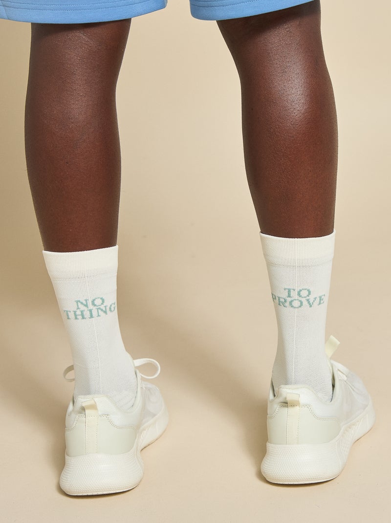 Pack de 2 pares de calcetines (ekstract) compresivos animados Verde - Kiabi