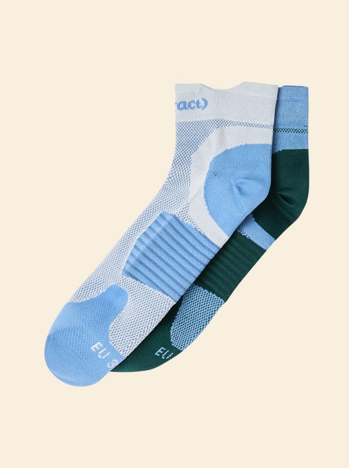 Pack de 2 pares de calcetines (ekstract) compresivos de algodón - Kiabi