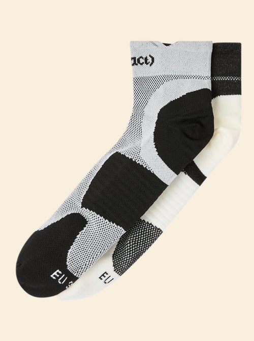 Pack de 2 pares de calcetines (ekstract) compresivos de algodón - Kiabi