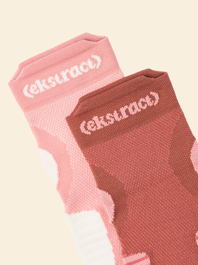 Pack de 2 pares de calcetines (ekstract) compresivos Marron - Kiabi