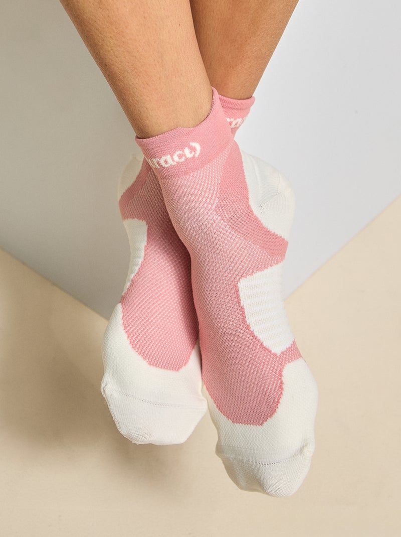 Pack de 2 pares de calcetines (ekstract) compresivos Marron - Kiabi