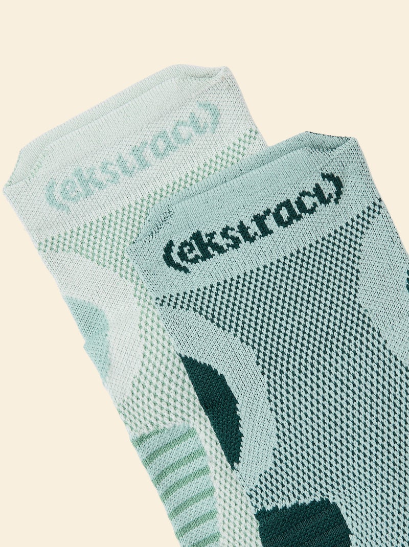 Pack de 2 pares de calcetines (ekstract) compresivos Verde - Kiabi